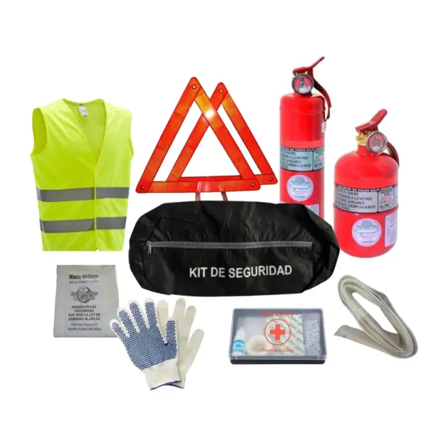 Kit de Seguridad Vehicular – 7 Elementos