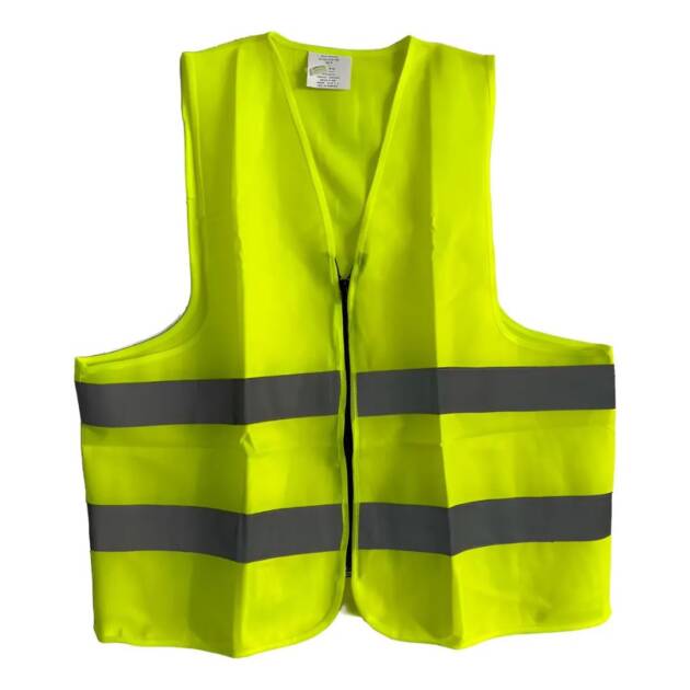 Chaleco Verde reflectivo con cierre